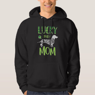 Dachshund Mam Irish Doxie Owner Lucky Mama Hoodie