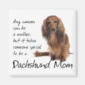 Dachshund Mam Magneet (Voorkant)