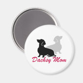 Dachshund Mam Magneet (Voorkant / Achterkant)