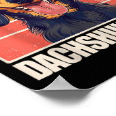 Dachshund Mam Poster (Hoek)