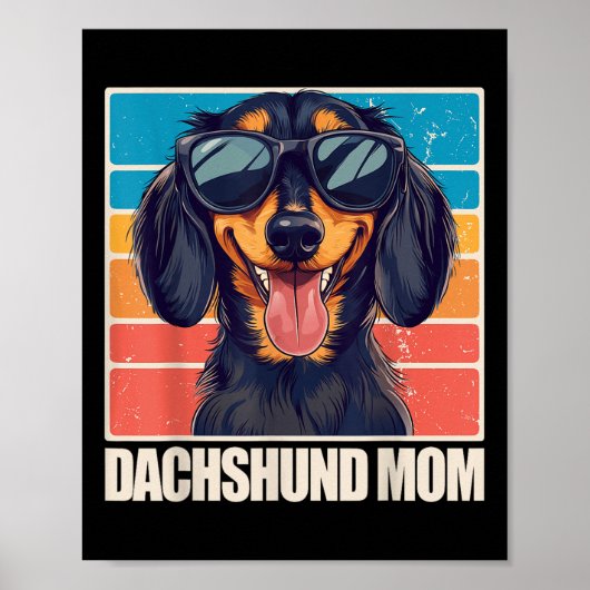 Dachshund Mam Poster (Voorkant)