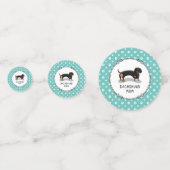 Dachshund Mam (S black & tan) Cute Dog Mam Confetti (Voorkanten)