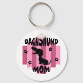Dachshund Mam Sleutelhanger (Voorkant)