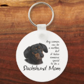 Dachshund Mam Sleutelhanger (Voorkant)