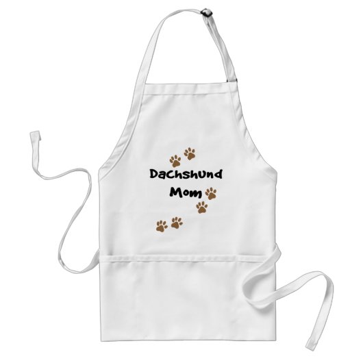 Dachshund Mam Standaard Schort (Voorkant)