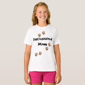 Dachshund Mam T-shirt (Voorkant volledig)