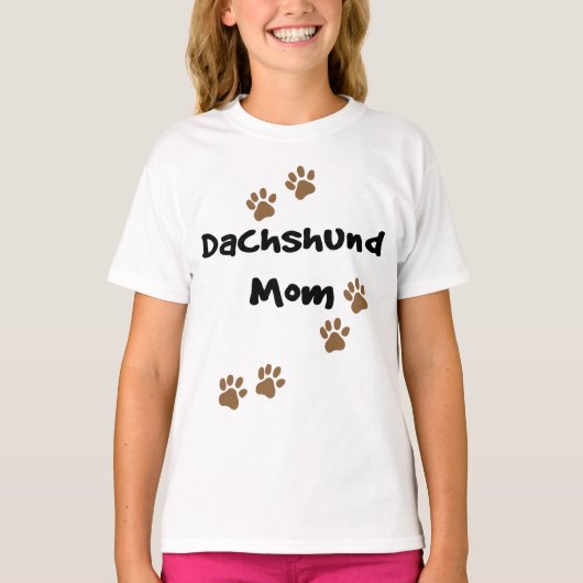 Dachshund Mam T-shirt (Voorkant)