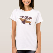 Dachshund Mam T-Shirt (Voorkant)