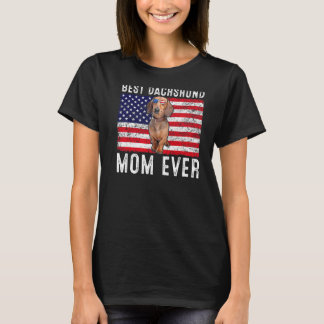 Dachshund Mam Usa American Flag Dachshund Dog Own T-shirt