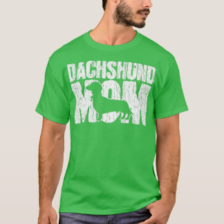 Dachshund Mam Wiener Weiner Doxie Mama Moederdag T-shirt