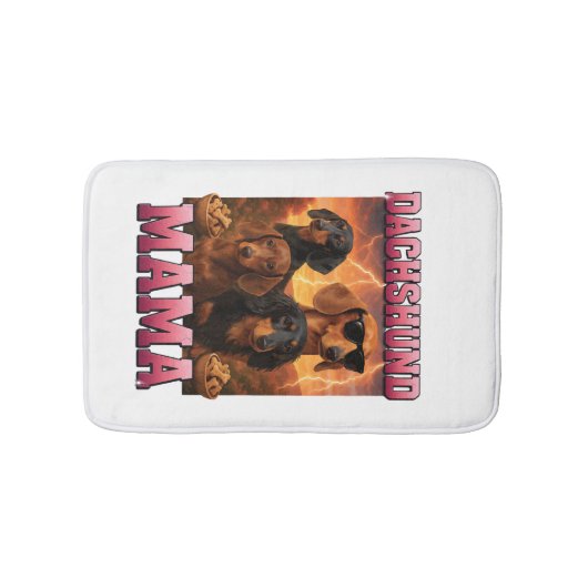 Dachshund Mama Badmat (Voorkant)