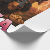 Dachshund Mama Cadeaupapier (Hoek)