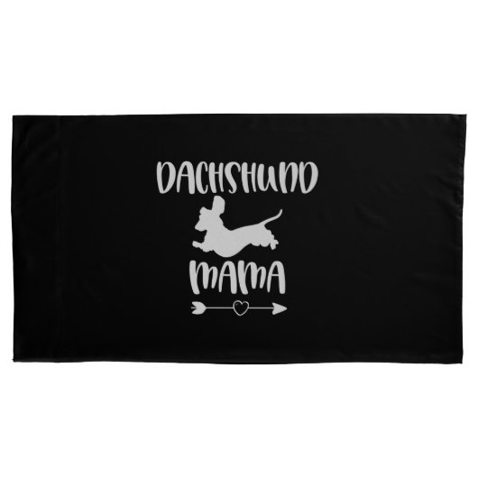 Dachshund Mama Cute Dog Kussensloop (Voorkant)