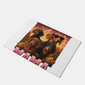 Dachshund Mama Deurmat (Schuin)