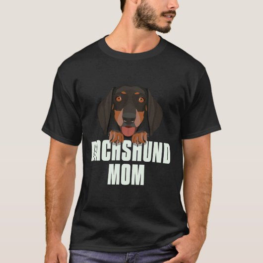 Dachshund mama Dog mama T-shirt (Voorkant)