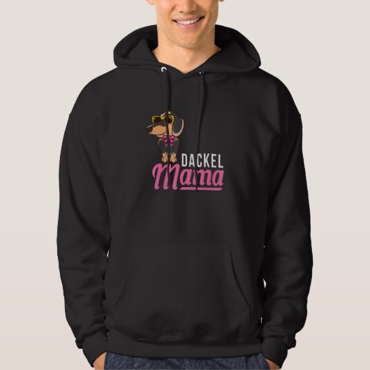 Dachshund Mama Hoodie (Voorkant)