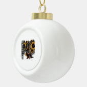 Dachshund Mama Keramische Bal Ornament (Rechts)