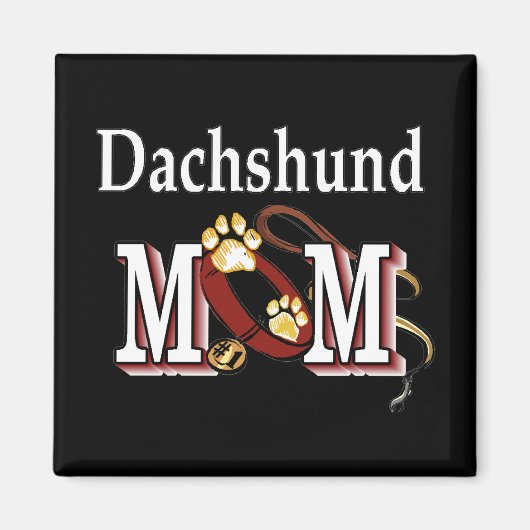 dachshund mama Magnet (Voorkant)