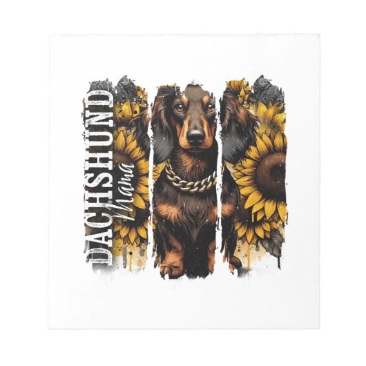 Dachshund Mama Notitieblok (Voorkant)