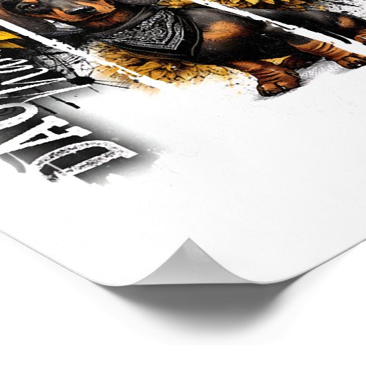 Dachshund Mama  Poster (Hoek)