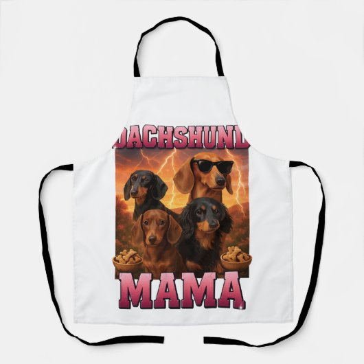 Dachshund Mama Schort (Voorkant)