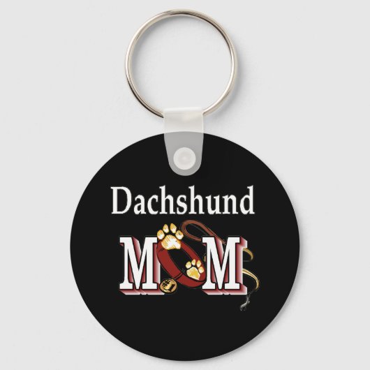 dachshund mama Sleutelhanger (Voorkant)