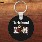 dachshund mama Sleutelhanger (Voorkant)