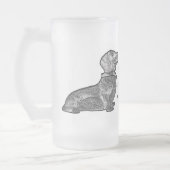 Dachshund Matglas Bierpul (Links)