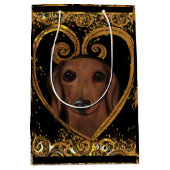 DACHSHUND MEDIUM CADEAUZAKJE (Voorkant)