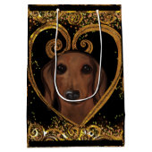 DACHSHUND MEDIUM CADEAUZAKJE (Achterkant)