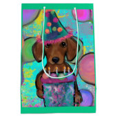 Dachshund Medium Cadeauzakje (Achterkant)