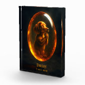 Dachshund Memorial Photo Block Fotoblokken (Rechts)