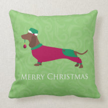 Dachshund - Merry kerstdesign
