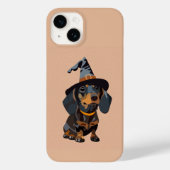 Dachshund met Halloween-hoed Case-Mate iPhone Case (Achterkant)