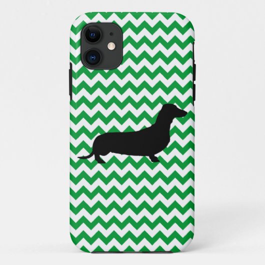 Dachshund met jou, kies de kleurendruk Case-Mate iPhone case (Achterkant)