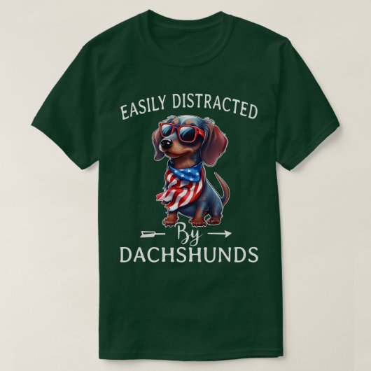 Dachshund met liefde 1 t-shirt (Design voorkant)