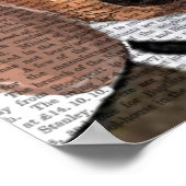 Dachshund met opening bovenaan en bovenleer poster (Hoek)