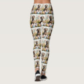 Dachshund met Pasen Eieren Leggings (Achterkant)