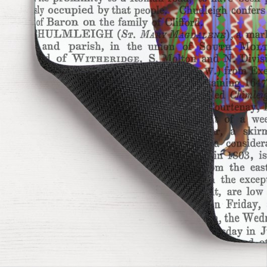 Dachshund met poly Sweater Muismat (Hoek)