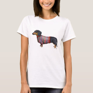 Dachshund met poly Sweater T-shirt