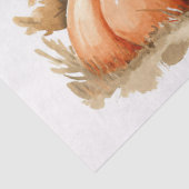 Dachshund met pompoenen decoupage tissuepapier (Detail)