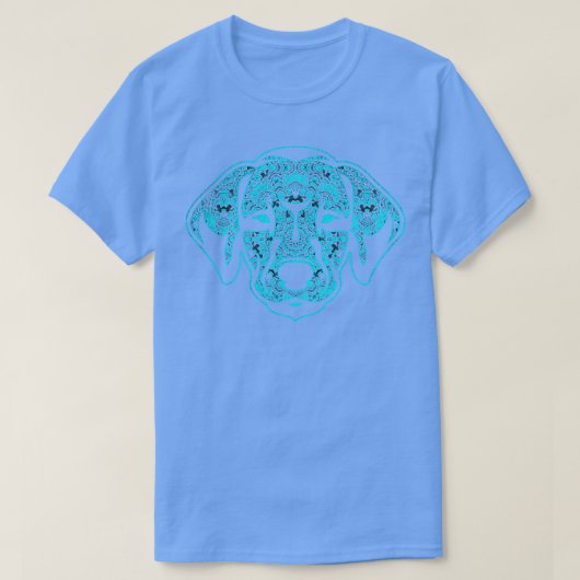 Dachshund met stammentattoos t-shirt (Design voorkant)