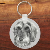 Dachshund met wirespeed sleutelhanger (Voorkant)