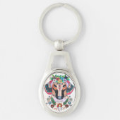 Dachshund Metal Sleutelhanger (Voorkant)