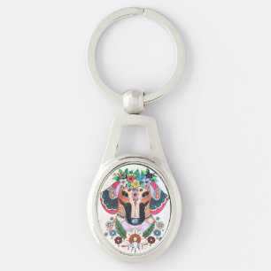 Dachshund Metal Sleutelhanger