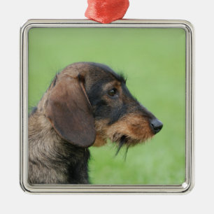 Dachshund Metalen Ornament