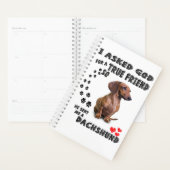 Dachshund Miniature Gift, Sausage Dog, Weenie Wog, Planner (Display)
