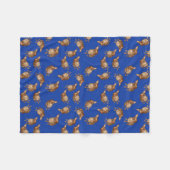 Dachshund Mix Hond Fleece Deken (Voorkant (Horizontaal))