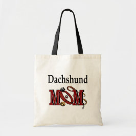 Dachshund moeder Canvas tas