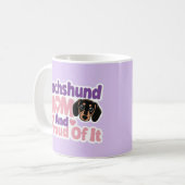 Dachshund Moeder en Trots erop Koffiemok (Voorkant links)